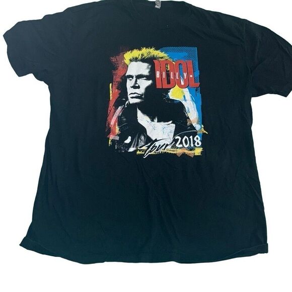 Next Level Apparel Black Tee with Colorful Graphic - Picture 1 of 6